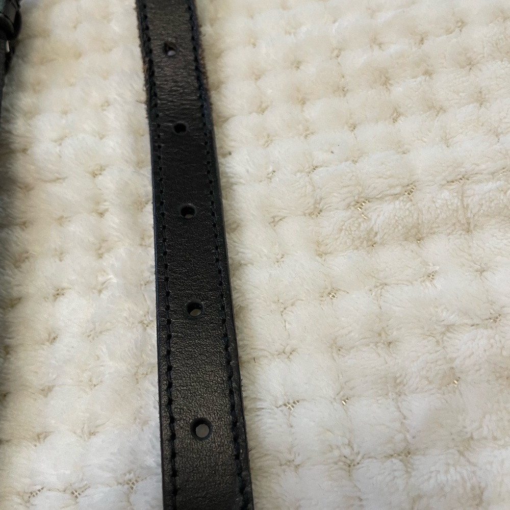 Lucky Brand blue and gold beaded leather belt size medium - Picture 6 of 8